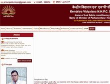 Tablet Screenshot of kvdharchula.org